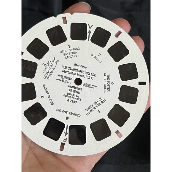 Old Sturbridge Village View Master 3 Reel Packet 1960s views Sturbridge Mass - Picture 9 of 9